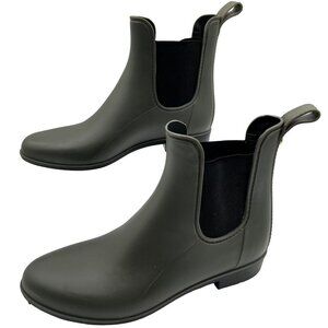 Sam Edelman Womens 8 Tinsley Moss Green Chelsea Ankle Rain Bootie